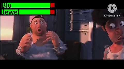 Rio (2011) Final Battle with healthbars 