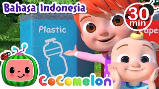 Ayo Membersihkan Sampah | @CoComelonIndonesia | Kartun Anak Anak | Moonbug Kids Indonesia
