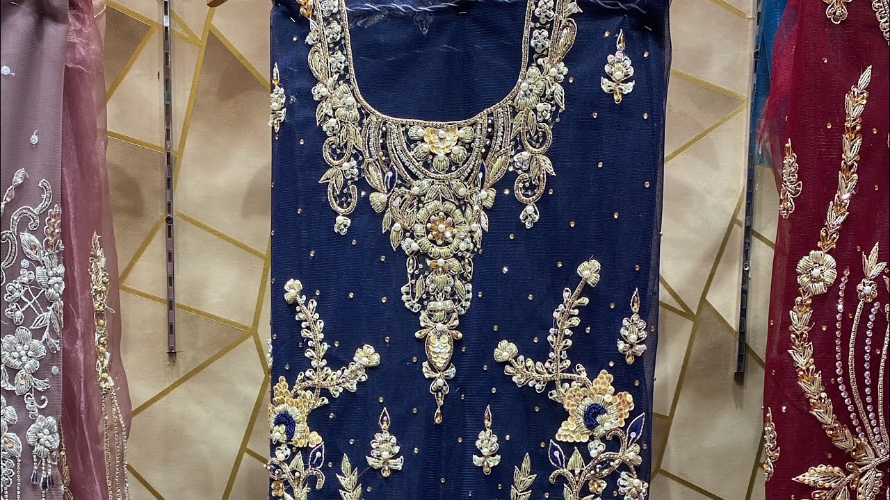 Designer Wear Hand Embroidery Suits Rawalpindi Nawab Zari House YouTube