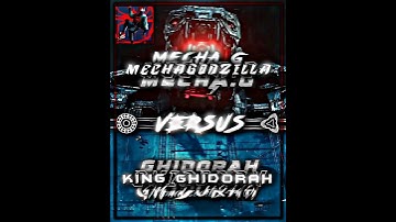 MECHAGODZILLA 🆚 KING GHIDORAH|#edit #vs #monsterverse #godzilla #kingghidorah #legendary #short #yt