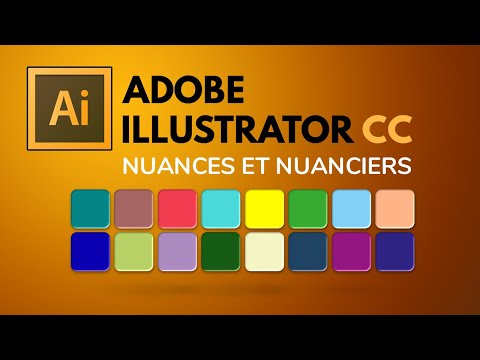 Vidéo: Où se trouve le panneau Nuancier dans Illustrator ?