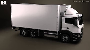 MAN TGS Refrigerator Truck 2012 3D model by 3DModels.org