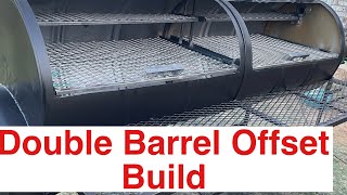 How I built a double barrel offset smoker