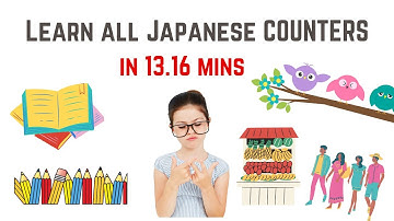 Learn all JAPANESE COUNTERS( JLPT N5) under 14 minutes-2022