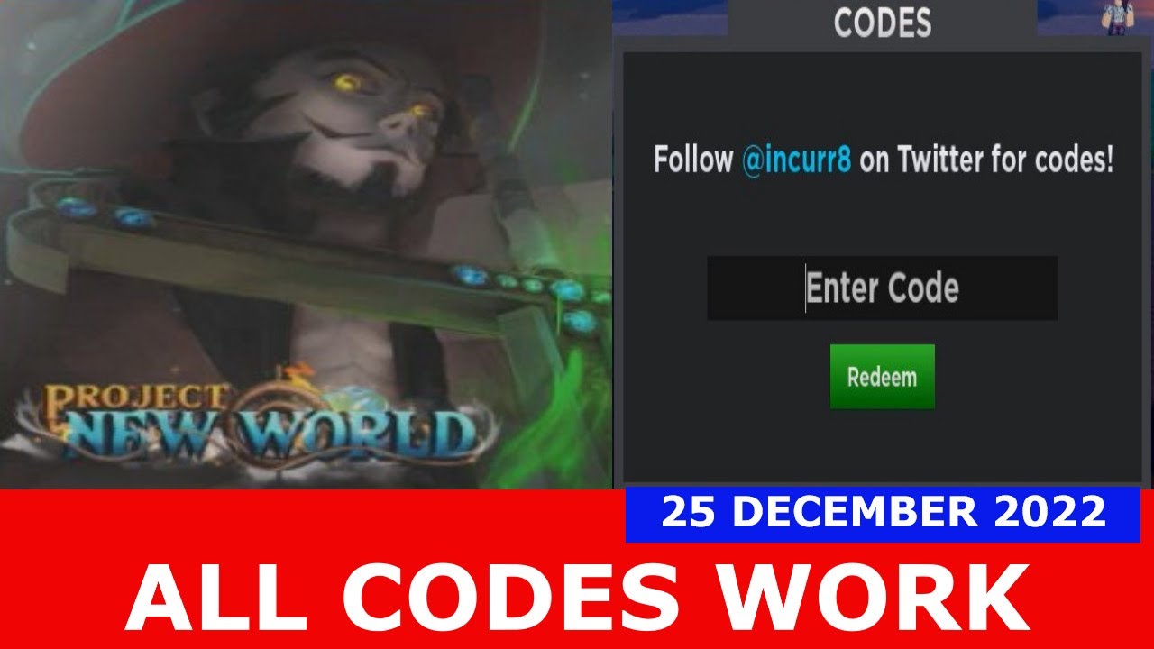 All Roblox Project New World Codes (December 2023) [Haze Piece]