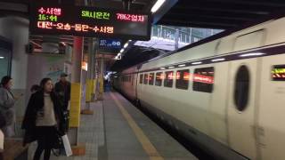 20161130 동대구역 KTX-와인산천 414 서울행 진입