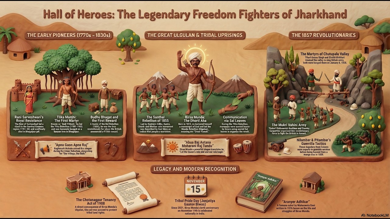 Leaders and Freedom Fighters of Jharkhand | झारखंड के स्वतंत्रता सेनानी ...