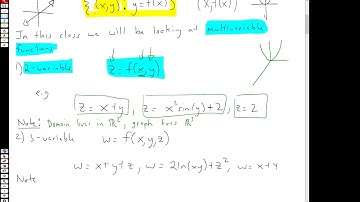 Introduction To Multivariable Functions v2