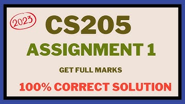 CS205 Assignment 1 solution || Fall 2023