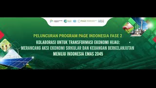 The Launch of PAGE Indonesia Phase 2