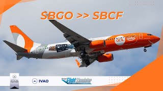 [MSFS2020] GOIÂNIA - CONFINS | BOEING 737-800 | GOL | PR-GXV | IVAO