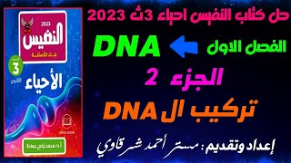 حل كتاب النفيس احياء 3ث 2023 DNA | الجزء الثاني 2 - تركيب ال DNA