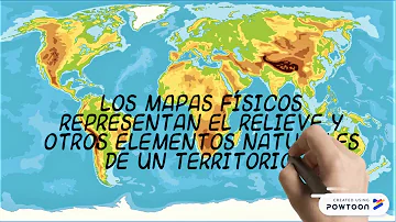 Qual é a diferença entre mapas físicos e temáticos?