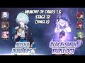 Misha x jingliu  black swan dot memory of chaos stage 12 3 stars  honkai star rail