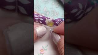 Making a quilt as you go hexagon #hexagonquilt #handsewing