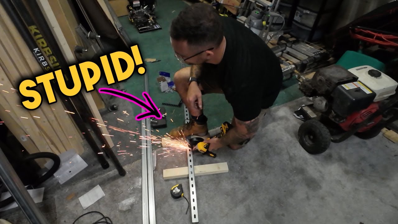 Building Our Van Mounted Pressure Washer Frame Ep 3 - Trunking, New ...