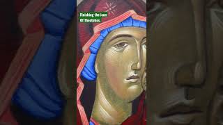 Icon Painting Process.