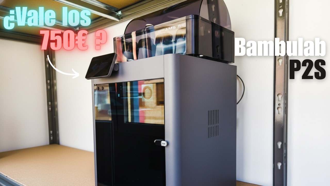 Bambu Lab P2S ¿La mejor impresora 3D calidad-precio de 2025? Review en ESPAÑOL