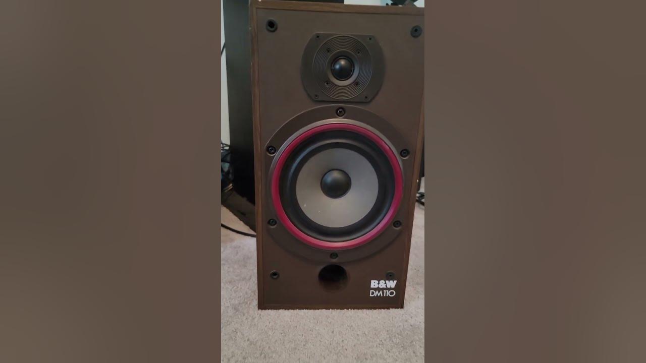 Bowers and Wilkins DM110 Vintage Speakers YouTube