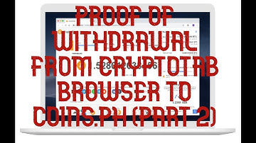 Proof of withdrawal from cryptotab browser to coins.ph- Part 2!