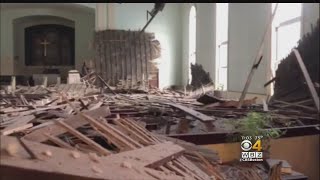 'It's A Disaster In There': Ceiling Collapses In Church