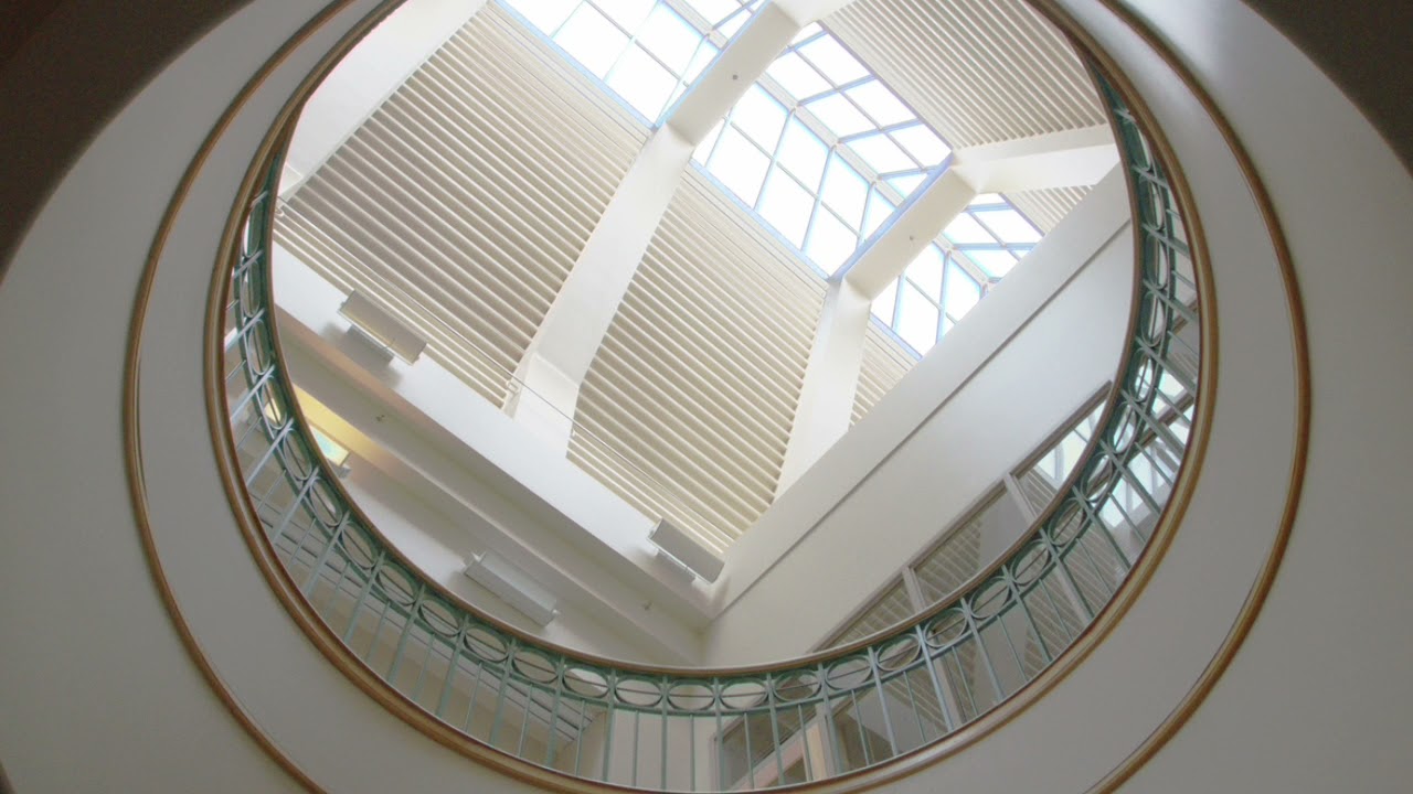 An architectural building tour at Central Washington University, Ellensburg, Washington