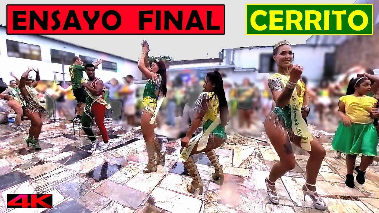 Escola de Samba CERRITO 2025 ENSAYO FINAL. Todo pronto para el Desfile Oficial.