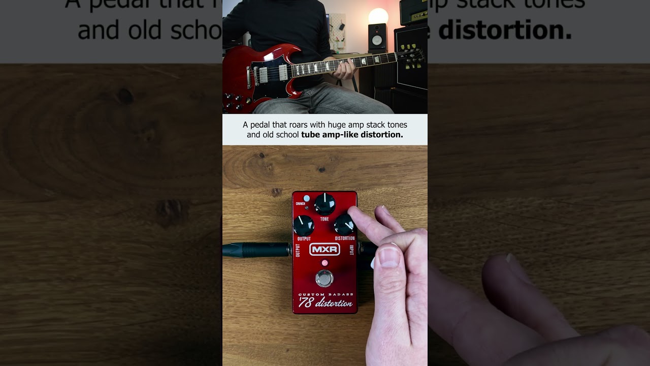 🎛 MXR® Custom Badass '78 Distortion Pedal Demo #guitarpedal