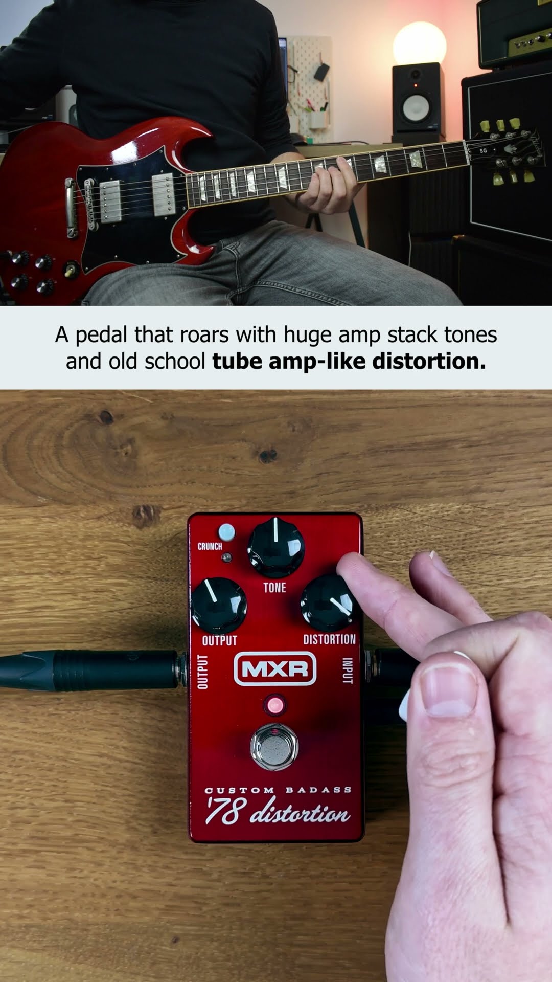 🎛 MXR® Custom Badass '78 Distortion Pedal Demo #guitarpedal