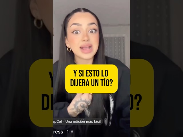 “no me importa agredir a mi novio si le pillo con otra” os imagináis si fuera un tío?Qué le pasaría?