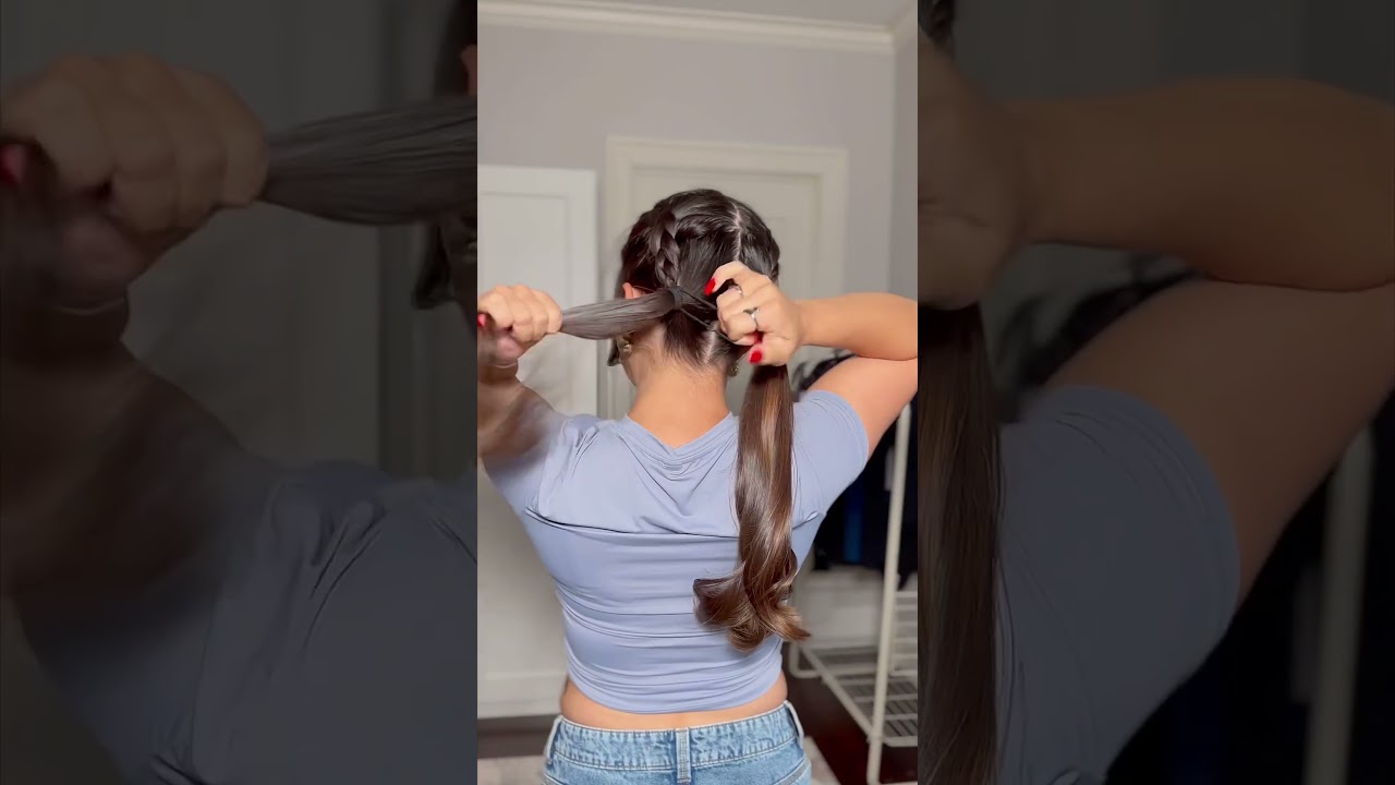 2 braids + 2 pigtails = this hairstyle ✨ 