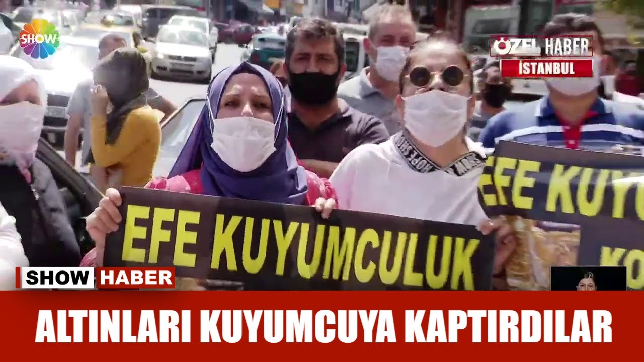 Altınları kuyumcuya kaptırdılar