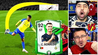 92 CRİSTİANO RONALDO DAN EFSANE FÜZE  EA FC MOBİLE 24 KAPIŞMA ! ÜMİDİ VS FATİH DAYI !