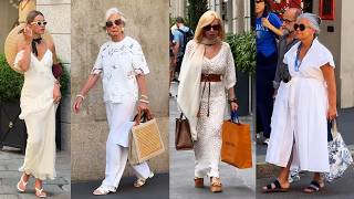 Beautiful Italian Street Fashion🇮🇹What to wear in Milan in May. Elegant Looks #vogue #vanityfair