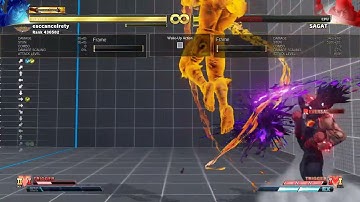 SFV Kage - cross-up ex tatsu on wake-up