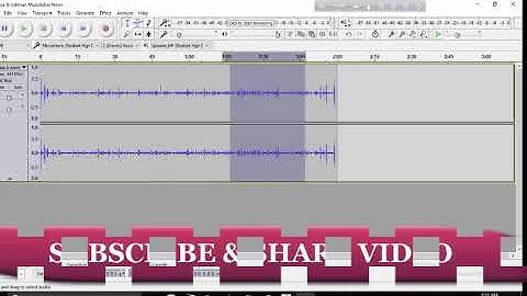 How To Remove Background Noise from Audio – Audacity Tutorial Bangla