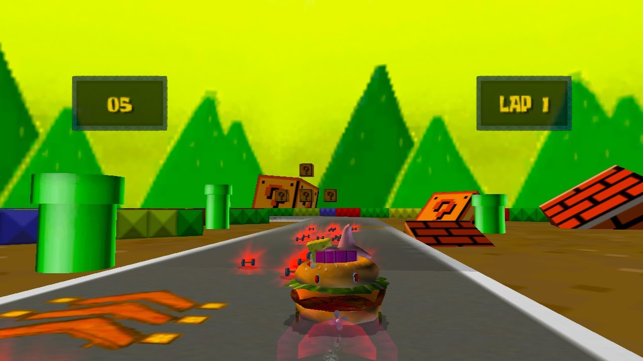 Super SpongeBob Wagon DEMO by Koopa Eliminator (SpongeBob Movie Level Pack)