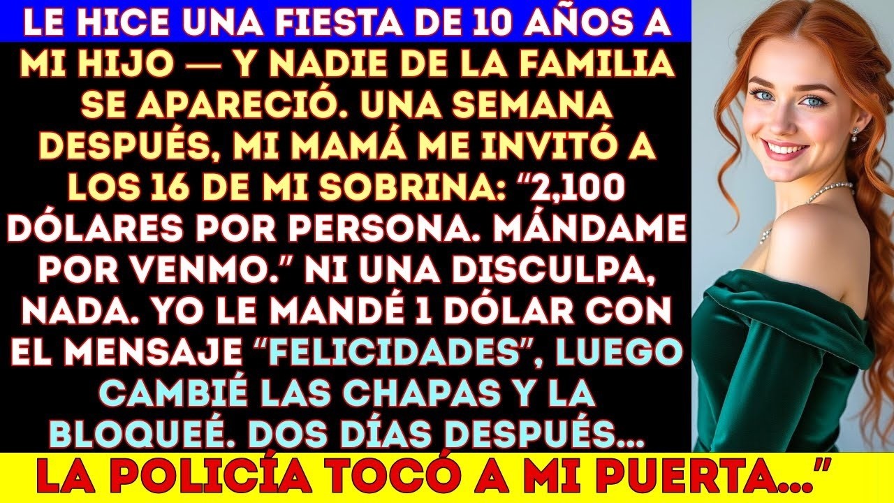 “Le organicé una fiesta a mi hijo de 10 años e invité a toda mi familia — pero nadie vino  Una seman