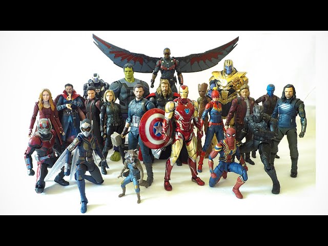 S H Figuarts Avengers Infinity War & Endgame Figures Collection