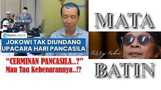 Jokowi Not Invited To Pancasila Day Ceremony Want To Know The Truth