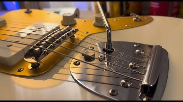 Installing A Mustang or other Offset Bridge on Squier J. Mascis Jazzmaster ($3 AOM/TOM MOD)
