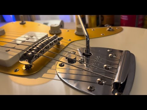 Installing A Mustang or other Offset Bridge on Squier J. Mascis