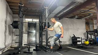 Squat Rack Single Arm Pull ISO