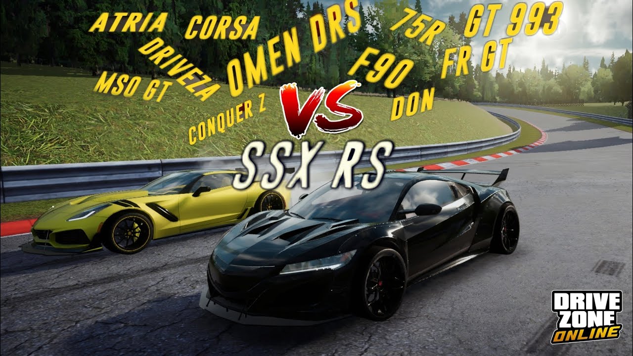 Drive Zone Online: SSX RS Vs 12 GT Cars | Performance Test| 
