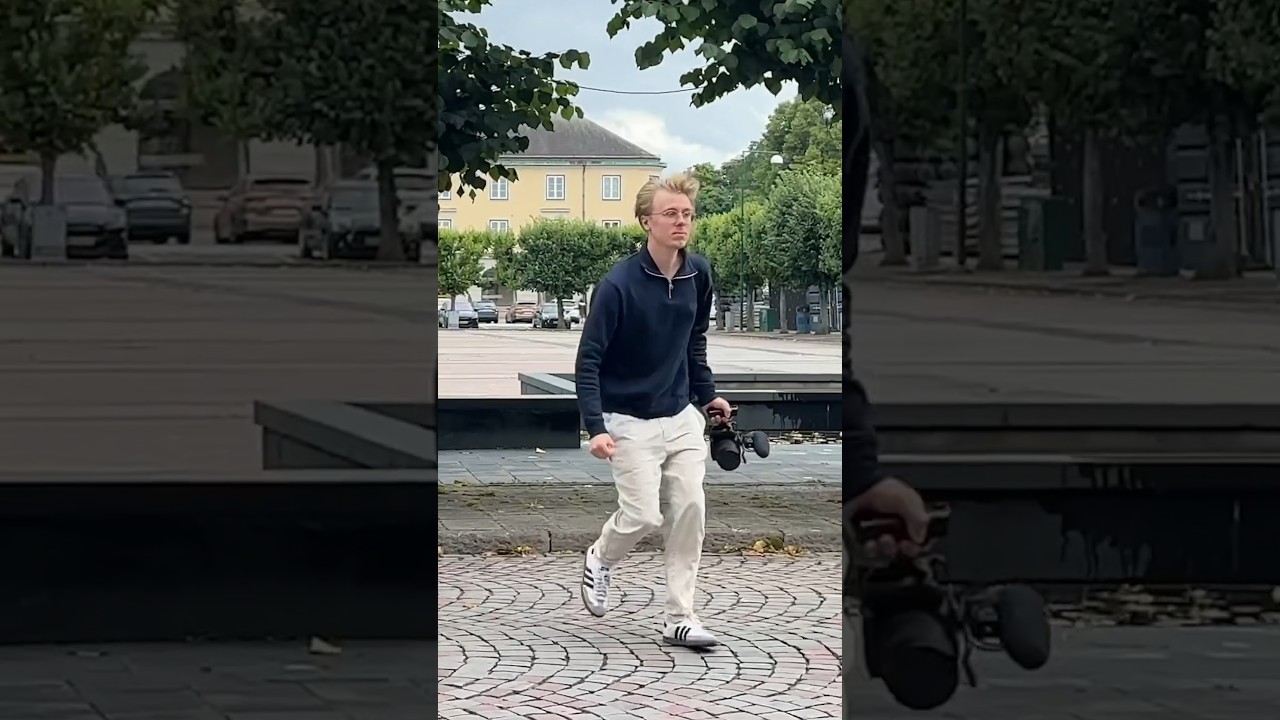 ”Du går så töntigt över vägen”