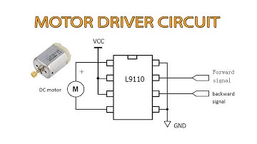 DC MOTOR DRIVER CIRCUIT WITH L9110 IC