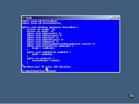 Lesson8 Writing a Stateful Session Bean | JAVA J2EE Tutorials