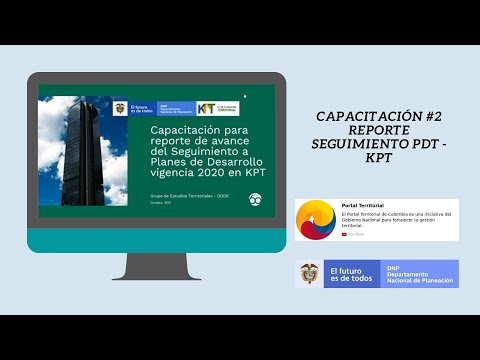 Capacitación #2 Reporte seguimiento PDT - KPT