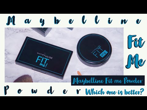 เปรียบเทียบ Maybelline Fit me Power แป้งตัวใหม่รุ่น Fit me กับรุ่นเก่าเลือกตัวไหนดีนะ  | KATOR ISME