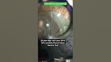 20 piso Ngc coin year 2019 34% numista Record Semi-Hard to find #coins #coincollecting #sharing #tv